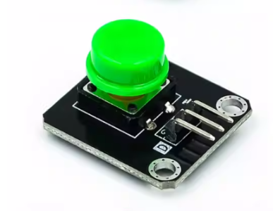 M&oacute;dulo Bot&atilde;o Verde para Blocos Eletr&ocirc;nicos Shield Arduino (AH) - Imagem 1