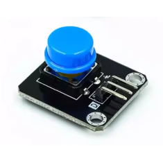M&oacute;dulo de Bot&atilde;o Azul para Blocos Eletr&ocirc;nicos, Shield Arduino (AH)