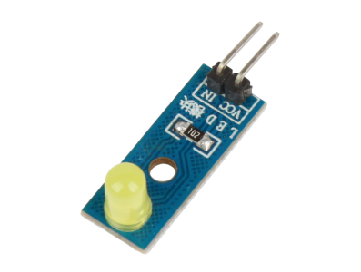 M&oacute;dulo LED indicador de sinal amarelo para Shield Arduino - Imagem 1