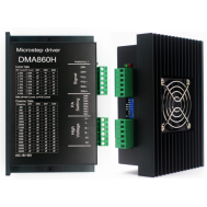 Driver de motor de passo DMA860H Microstep AC/DC 24-80V 2 fases para Nema 34/42 M&aacute;x. 7,2A Shield Arduino