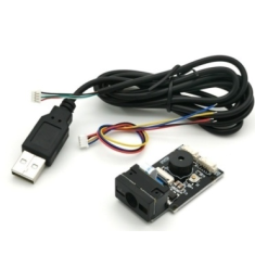 GROW GM65 M&oacute;dulo Leitor de C&oacute;digos 1D/2D (C&oacute;digos de Barras e QR) Shield para Arduino