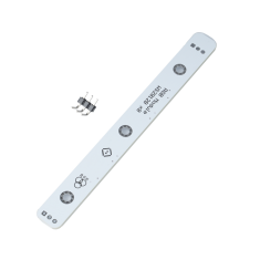 Shield Arduino, m&oacute;dulo bloco eletr&ocirc;nico LED WS2812 8 bits branco com agulha de solda dobrada