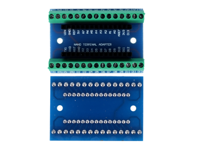 Shield NANO IO Azul V1.0 Placa de Expans&atilde;o Simples Montada - Imagem 1