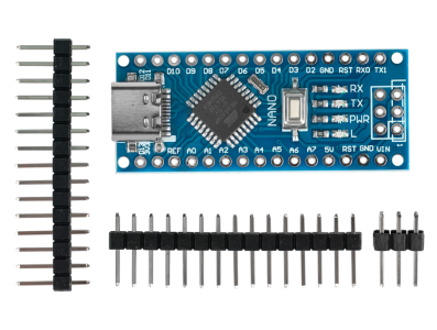 Arduino Nano V3.0 n&atilde;o soldada CH340C Atmega328P com conector Type-C - Imagem 1
