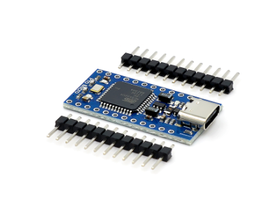 Placa Pro Micro n&atilde;o soldada ATmega32U4 5V/16MHz, Mini MCU Leonardo para Arduino Shield - Imagem 1