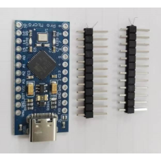 Placa Pro Micro ATmega32U4 5V/16MHz Mini MCU Leonardo sem pinos soldados