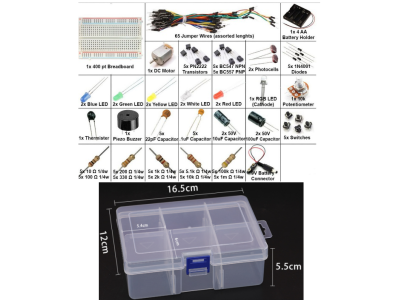 Kit Eletr&ocirc;nico Educacional para Inicia&ccedil;&atilde;o - Imagem 1