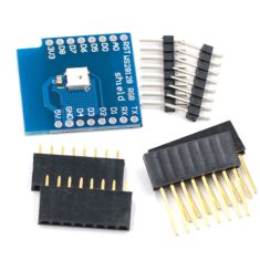M&oacute;dulo W2812 RGB Full Color para placa de expans&atilde;o D1 Mini WiFi, driver de aprendizado