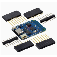 Placa de Desenvolvimento LOLIN D1 Mini V4.0.0 ESP8266 4MB Wi‑Fi (Arduino Shield)