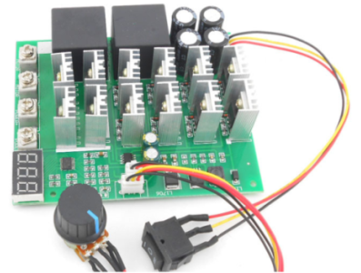 Shield Arduino digital para motor DC 1000W 12V/24V/36V 60A, governador para motor com escova, acionamento dois fios e tac&ocirc;metro  - Imagem 1