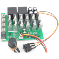 Shield Arduino digital para motor DC 1000W 12V/24V/36V 60A, governador para motor com escova, acionamento dois fios e tac&ocirc;metro 