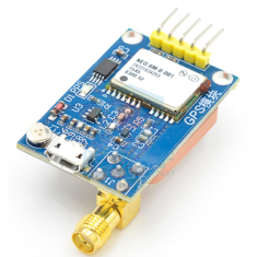 M&oacute;dulo GPS NEO-6M, placa de desenvolvimento para Arduino, STM32 e 51 (Arduino Shield)