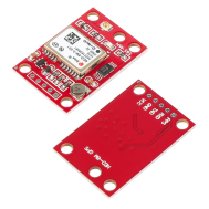 M&oacute;dulo GPS GY-NEO6MV2, vers&atilde;o Flight Control Only, placa vermelha, Shield Arduino