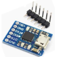 M&oacute;dulo conversor serial CP2102 Micro USB para UART TTL 6 pinos, substitui FT232 - Thumb - 1