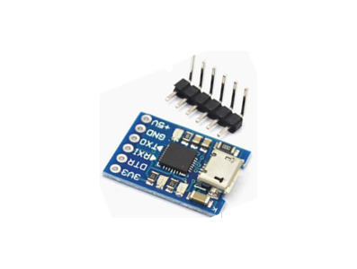M&oacute;dulo conversor serial CP2102 Micro USB para UART TTL 6 pinos, substitui FT232 - Imagem 1