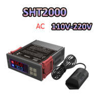 SHT2000 Controlador Digital de Temperatura e Umidade AC110V-220V Termostato Higr&oacute;stato Higr&ocirc;metro