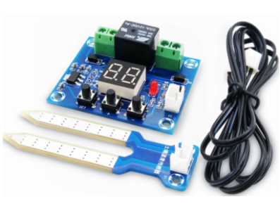 XH-M214 Shield Arduino, controlador de umidade e m&oacute;dulo sensor de solo 20&ndash;99% RH com controle autom&aacute;tico preciso e display digit - Imagem 1