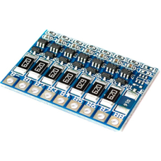 Shield Arduino equalizador de baterias 7S (18650) 25,9V e 29,4V com conector