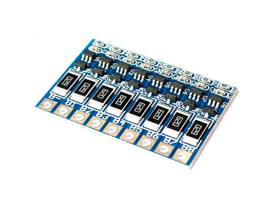 Shield equalizador de baterias 8S para 18650 e pol&iacute;mero 29,6V / 33,6V com conector - Imagem 1