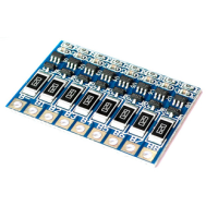 Shield equalizador de baterias 8S para 18650 e pol&iacute;mero 29,6V / 33,6V com conector