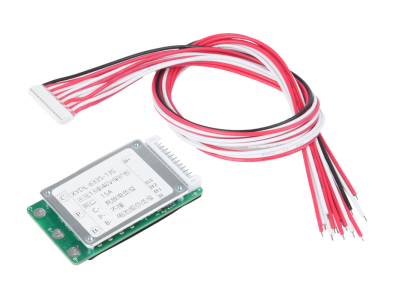 BMS 13S 48V 15A, placa PCB de prote&ccedil;&atilde;o e balanceamento para c&eacute;lulas 18650 com cabo - Imagem 1