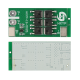 HXYP-1S-5025 Placa de prote&ccedil;&atilde;o de bateria 1S 3,7V com pads de solda afixados em folha de n&iacute;quel, Shield Arduino - Thumb - 1