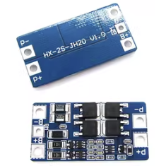 HX-2S-JH20 Placa de Prote&ccedil;&atilde;o para Bateria de L&iacute;tio 2S 7,4V 18650 10A com Balanceamento, Shield para Arduino