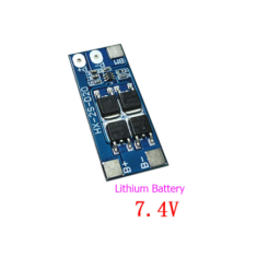 HX-2S-D20 Placa de prote&ccedil;&atilde;o para bateria de l&iacute;tio 2S 7,4V 18650, Shield Arduino