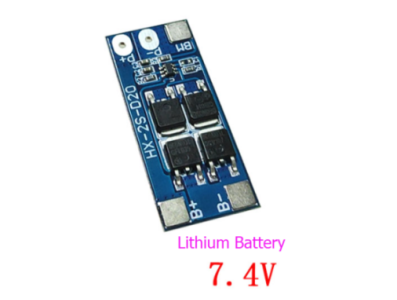 HX-2S-D20 Placa de prote&ccedil;&atilde;o para bateria de l&iacute;tio 2S 7,4V 18650, Shield Arduino - Imagem 1
