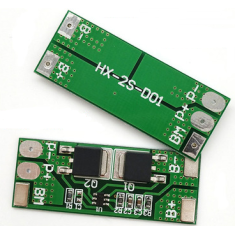 HX-2S-D01 Placa de prote&ccedil;&atilde;o para bateria 2S 6,4V LiFePO4 18650 Shield Arduino