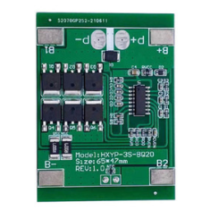 Shield para Arduino HXYP-3S-BQ20 3S, placa de prote&ccedil;&atilde;o de bateria para c&eacute;lulas 18650 11,1V 12V 12,6V 3,7V