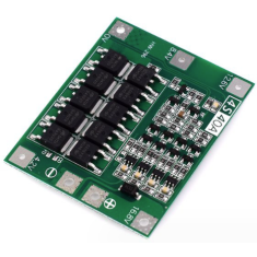 Placa de prote&ccedil;&atilde;o 4S para bateria de l&iacute;tio 18650 14,8V / 16,8V 40A
