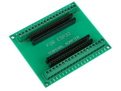 Placa breakout verde para ESP32 de 38 pinos (Shield Arduino) - Imagem 1