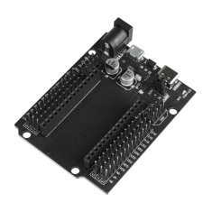 Shield de expans&atilde;o 30 pinos para ESP32 / ESP-32S com interface USB dupla Tipo-C e Micro USB