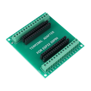 Adaptador terminal 30 pinos para ESP32, verde, tipo Shield Arduino