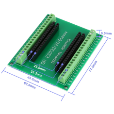 Adaptador de terminais 38 pinos ESP32 V4 Goouuu Verde