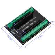 Shield Arduino Goouuu preto para ESP32 V4, adaptador de terminais 38 pinos
