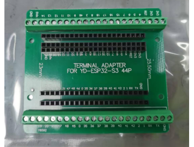 Adaptador de Terminais ESP32-S 44 pinos, verde (Shield Arduino) - Imagem 1