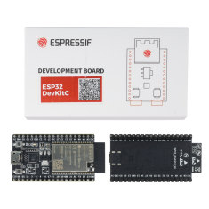 Placa base preta ESP32-DEVKITC para m&oacute;dulo de desenvolvimento ESP32-WROVER-E (Arduino Shield)