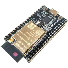 Shield placa base ESP32-DEVKITC preta para ESP32-WROVER-IB 4MB Flash
