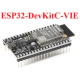 Placa base de desenvolvimento ESP32 DEVKITC preta para m&oacute;dulo ESP32 WROVER IE 8MB Flash e 8MB PSRAM - Thumb - 1