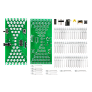 Shield Arduino Kit Ampulheta Eletr&ocirc;nica 5V DIY com 57 LEDs Azuis e PCB de Dupla Camada
