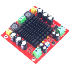 Placa amplificadora de &aacute;udio digital XH-M544 150W TPA3116DA mono, alimenta&ccedil;&atilde;o digital