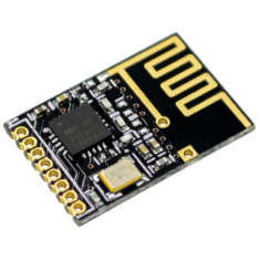 M&oacute;dulo NRF24L01 SMD Power Enhanced, mini m&oacute;dulo de transmiss&atilde;o de dados sem fio (Arduino Shield)