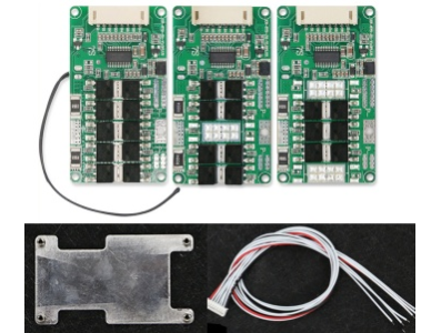 Placa de prote&ccedil;&atilde;o para bateria de l&iacute;tio 7S 24V 20A 8MOS com controle de equil&iacute;brio e temperatura e cabo (Shield Arduino) - Imagem 1
