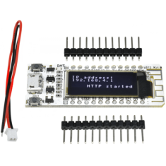 WeMos NodeMCU ESP8266 com display OLED branco 0,91" Wi‑Fi (Shield Arduino)