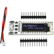 WeMos NodeMCU ESP8266 com display OLED branco 0,91" Wi‑Fi (Shield Arduino)