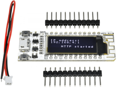WeMos NodeMCU ESP8266 M&oacute;dulo WiFi com Display OLED Branco 0,91" - Imagem 1