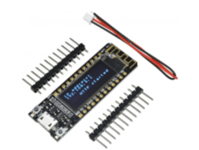 WeMos NodeMCU ESP8266 M&oacute;dulo Wi‑Fi com Display OLED 0,91" Azul (Shield Arduino) - Imagem 1
