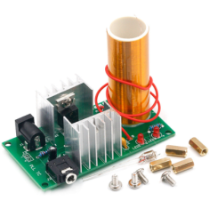 Mini Bobina de Tesla 40 x 80 mm 15W Shield Arduino